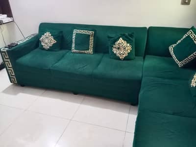 L Shape || 7 seater Sofa set for sale || Used