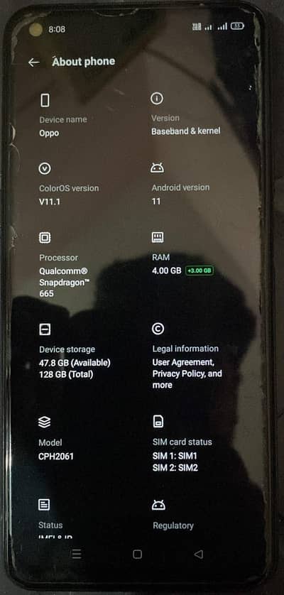 OPPO A52