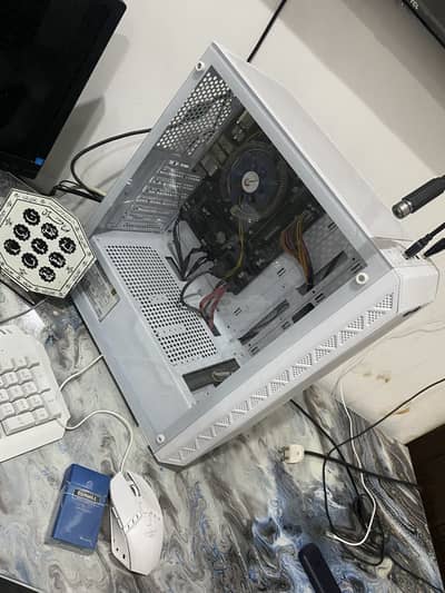 Complete Ryzen 5 3400G Gaming PC Setup (32GB RAM / 22" LED