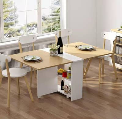 Folding dining table