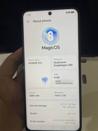 Honor X7c