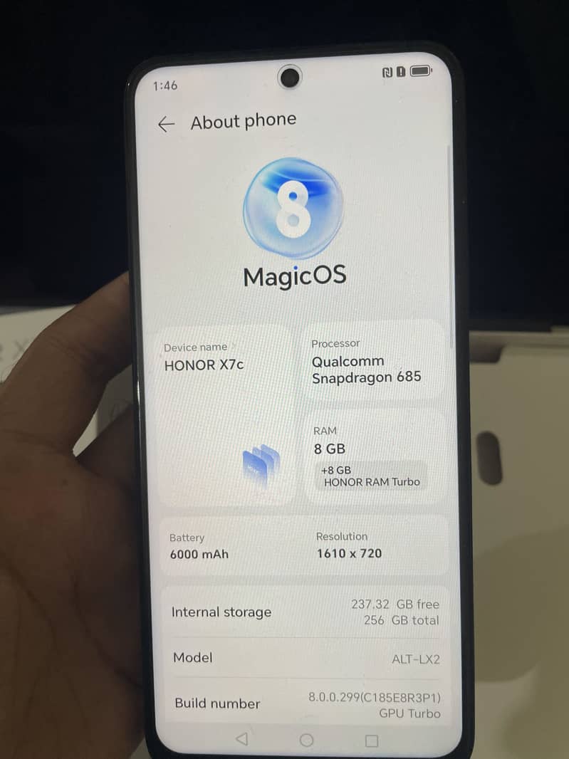 Honor X7c 0
