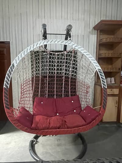 Swing chair jhula 2 seater  10/10 condition 03167916072 watsaap