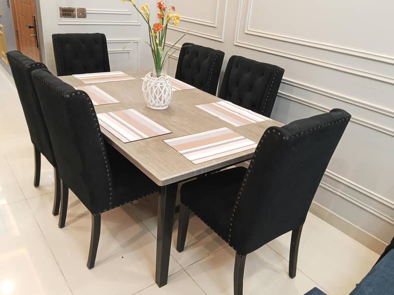 Dining table available. 0