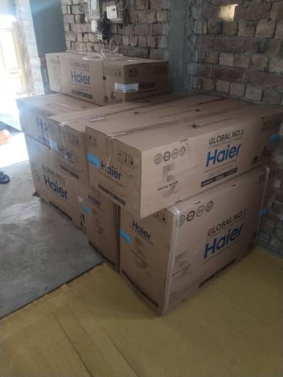 haier ac 1.8 ton t3 plus 20hftex box pack with warranty card pin pack