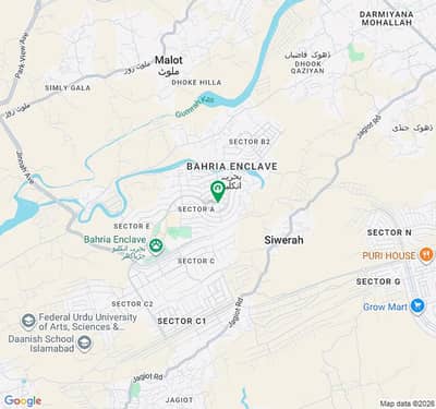 1 Kanal Plot for Sale Sector M, Bahria Enclave Islamabad