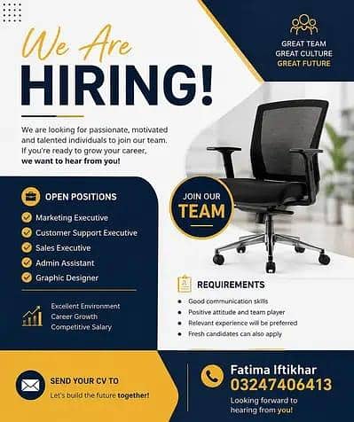 office work available for male and female