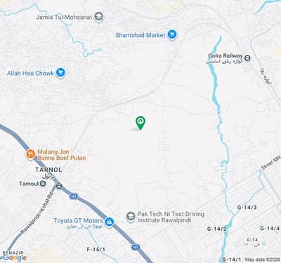 5090 = 20 Marla Plot For Sale in F-14/2 Islamabad