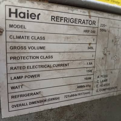 Haier refrigerator