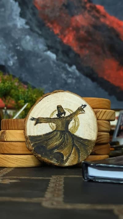 Painting on wood