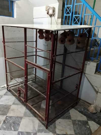 Iron Cage Red Color in Good Condition