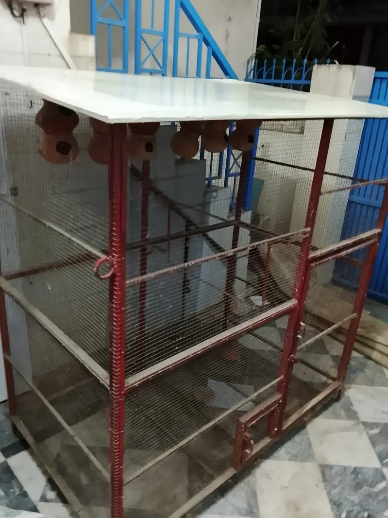 Iron Cage Red Color in Good Condition — photo 3