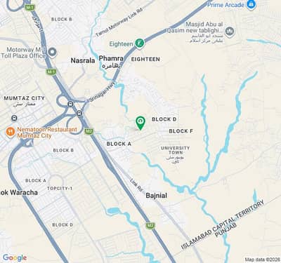 10 Marla Ground Portion For Rent In University Town Near To Islamabad International Airport