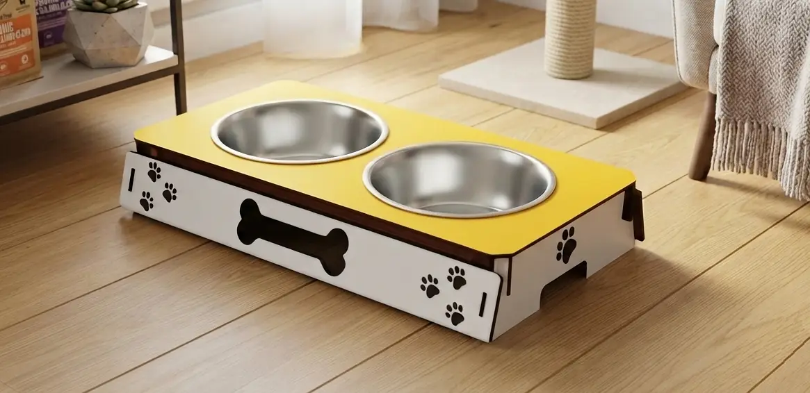 Two-Tone Food Stand For Cats & Dogs Specially For Persian Cats — photo 7