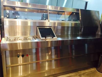 Kerimko 2 Pan Duel System Frying Range Imported.