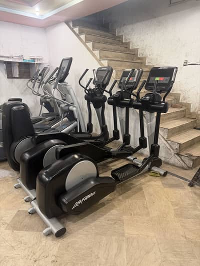 Ellipticals / Stair Master / Treadmills / Gym Setup / Exercise bike