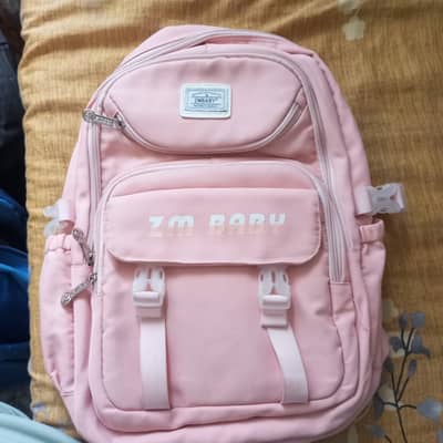 Like New School Bag for College Girls Pink Color