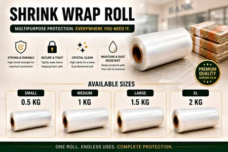 Premium Shrink Wrap Roll – Karachi