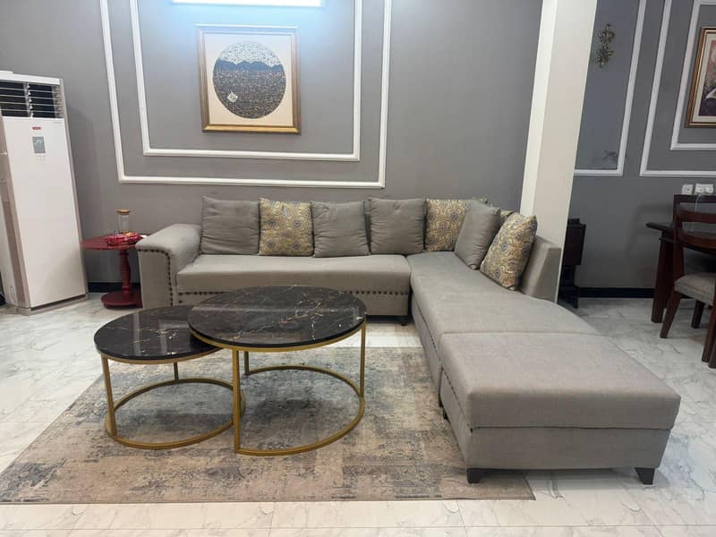L shape sofa 0