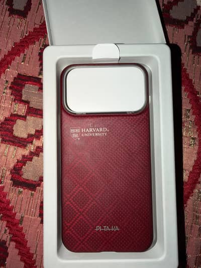 Harvard x pitaka collaboration case for iPhone 17 pro max