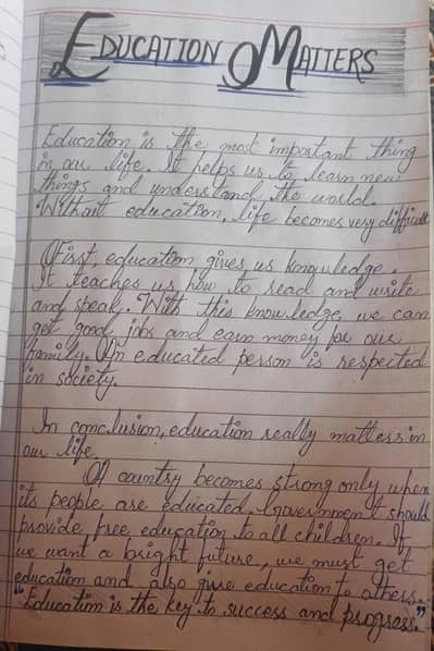 Professional Handwritten Articles & Notes