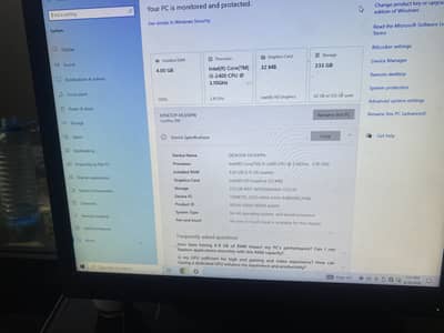 Dell Optiplex 990 Desktop PC intel core i5 2nd gen 4GB RAM 233GB HDD