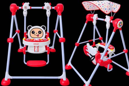 Baby Musical Swing with Safety Belt – Excellent Condition