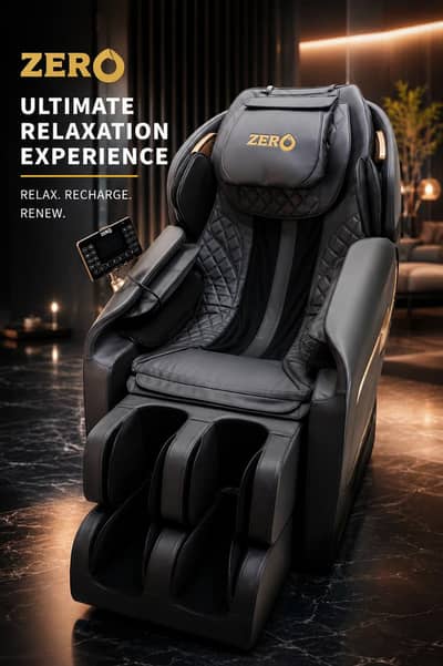Brand New Massage Chair – Zero Meter | Full Body Relaxation Chair