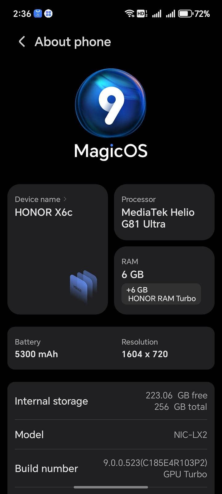 Honor X6 3