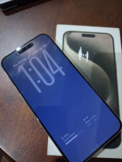 iPhone 15 Pro Max 256GB PTA Approved | Natural Titanium