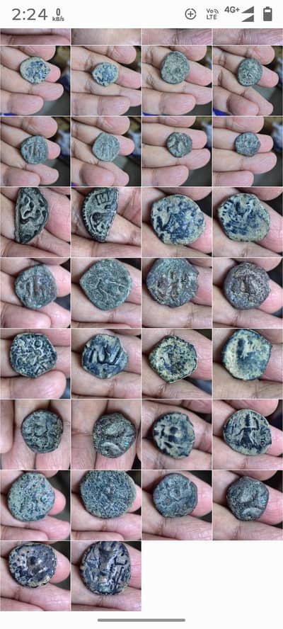 KUSHAN EMPIRE LOT 0F (20) COINS | KANISHKA OLD COINS | ANTIQUE COINS