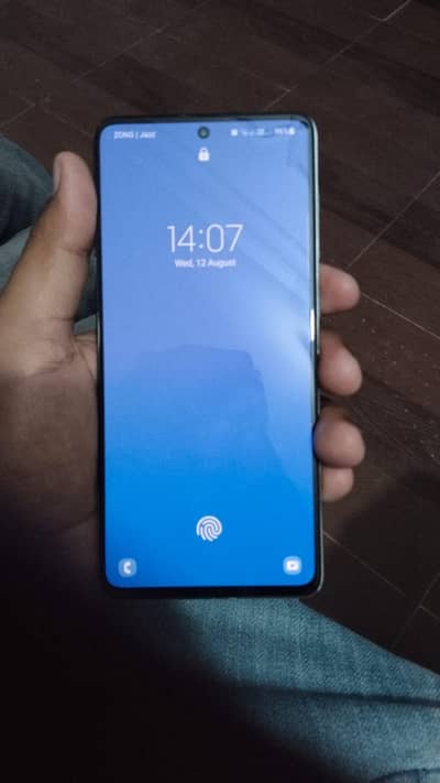 Samsung Mobile A71 6/128 front finger exchange possible