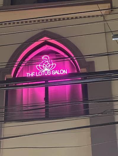 Salon Equipments and Neon signs set(3)  for sale and waxing bed