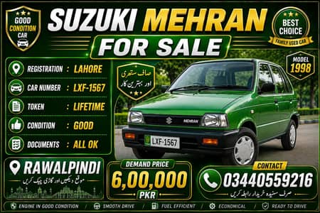 Suzuki Mehran 1998