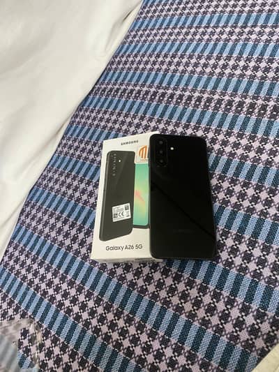 Samsung Mobile A26 5g with box and warranty