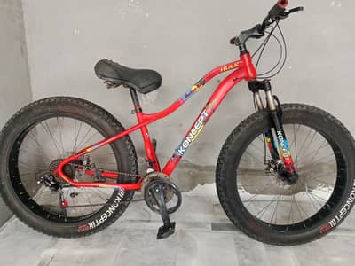 Fat tyre cycle 26 inch h size