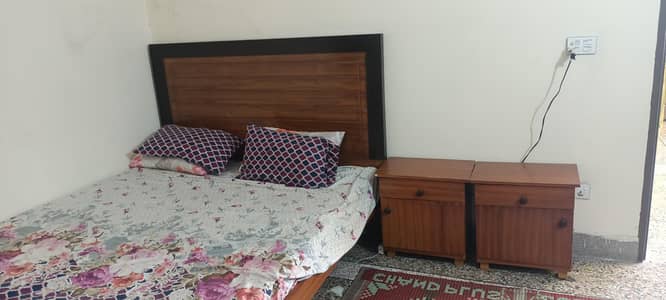 Double Bed with side tables