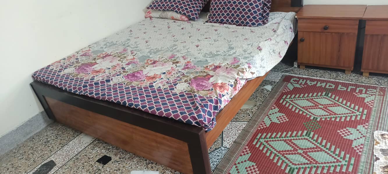 Double Bed with side tables 1