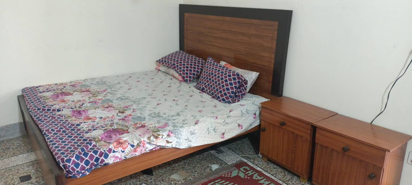 Double Bed with side tables 2