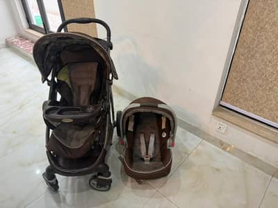 Imported Graco 3-in-1 Travel System – Pram & Car Seat
