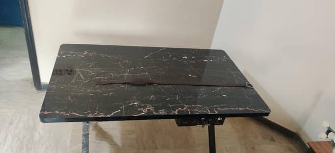 Large Heavy Duty Computer / Office Table – Marble Top