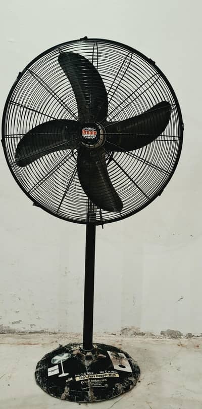 Urgent sale 100% copper Ornate pedestal fan.