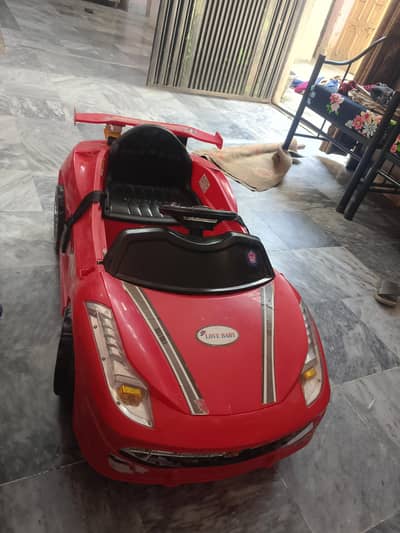 baby remote control car with battery operated