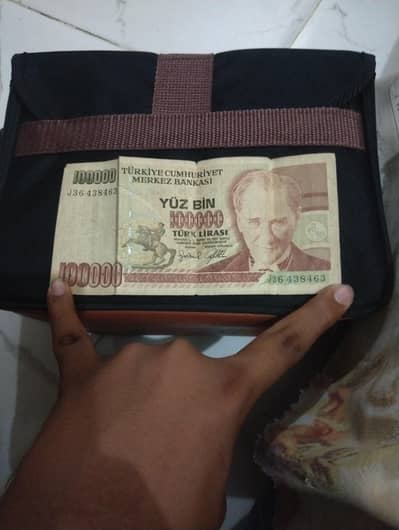 Turkish currency note