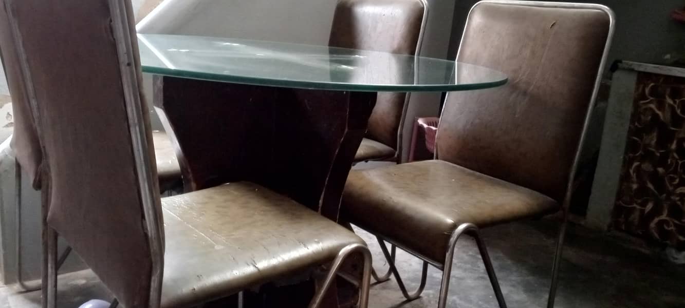 glass top dining table 1