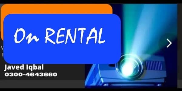HD Projectors On Rental available