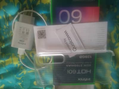 Infinix Hot60i 6GB Ram 128 ROM 44w fast charger