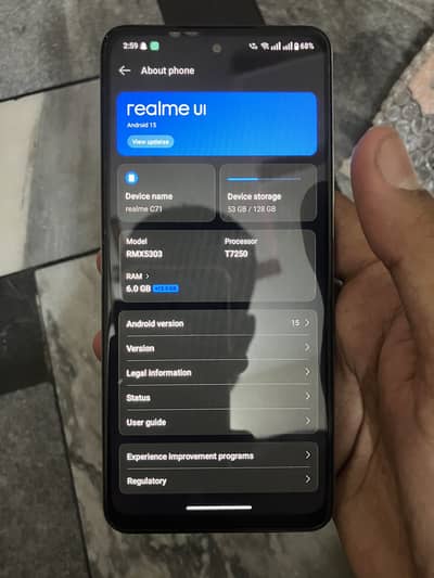 Realme C71 With Box Accessories