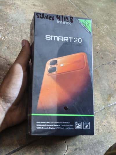 Infinix Smart 20 , 4gb / 128gb , Box Packed  New , 1 Year Warranty