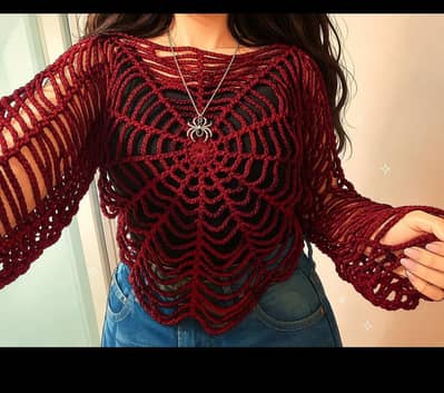 hand made spider top